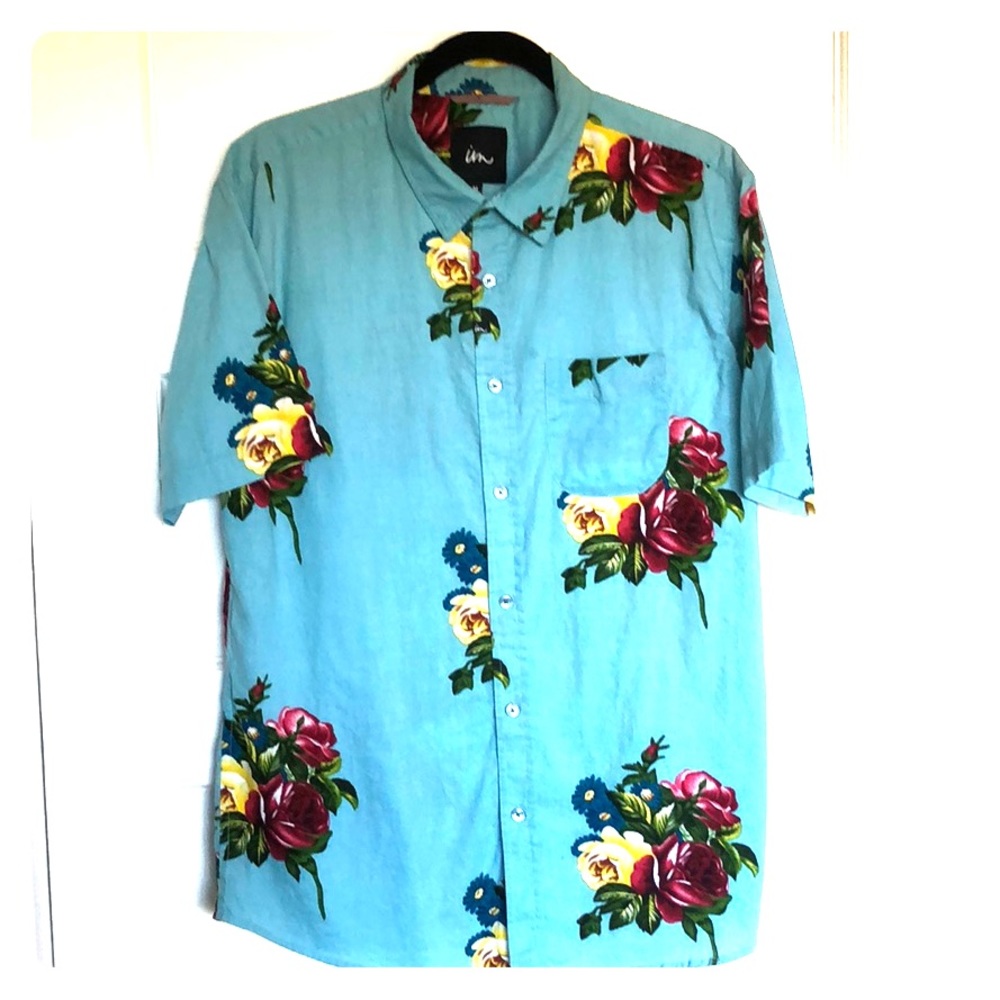 Hawaiian button down shirt
